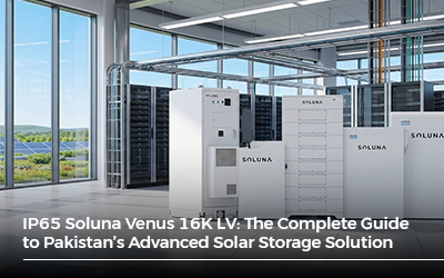 IP65 Soluna Venus 16K LV The Complete Guide to Pakistan Advanced Solar Battery Storage Solution